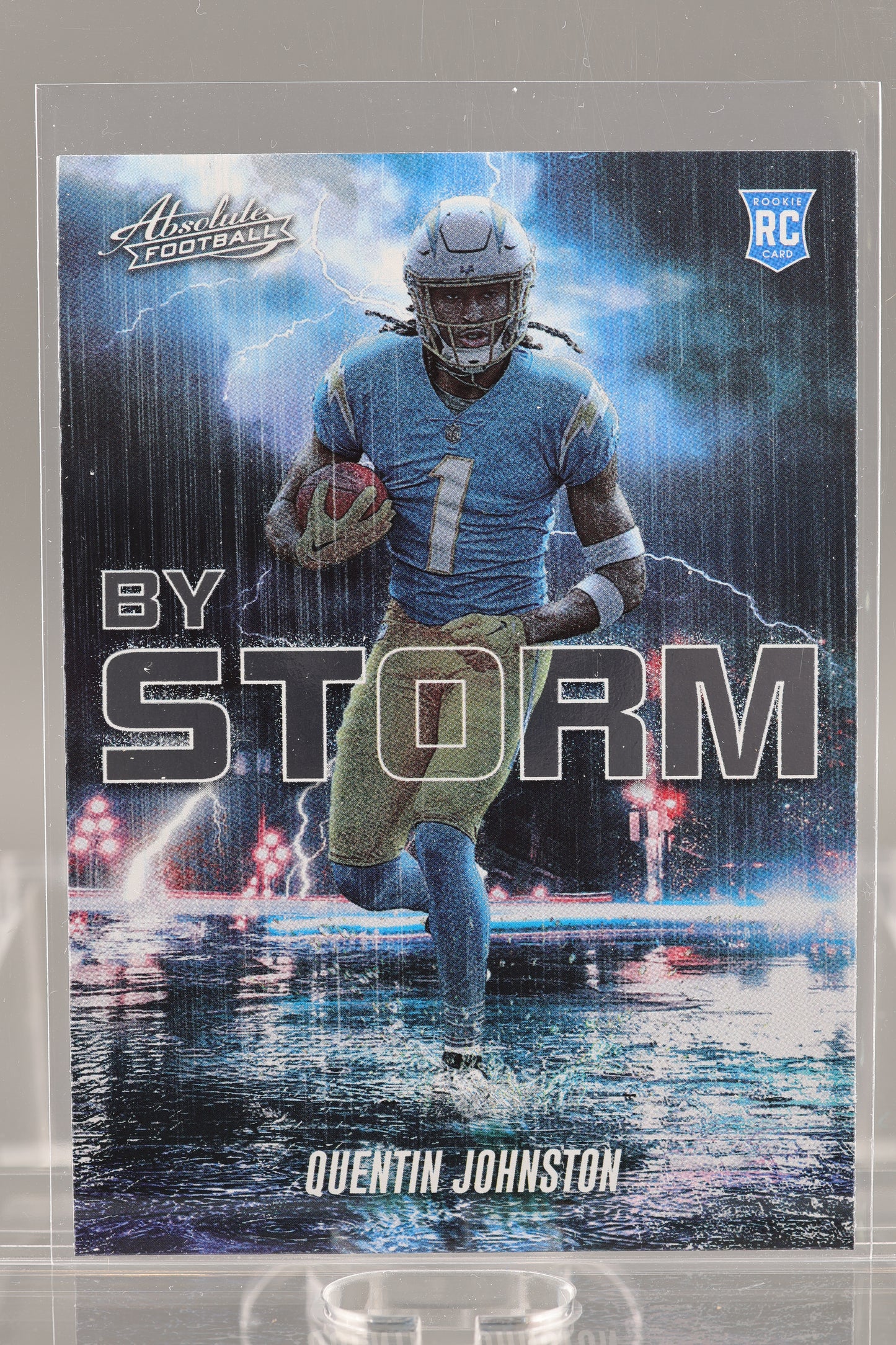 Quentin Johnston 2023 Panini Absolute By Storm #BST-10 Rookie Card RC Los Angeles Chargers