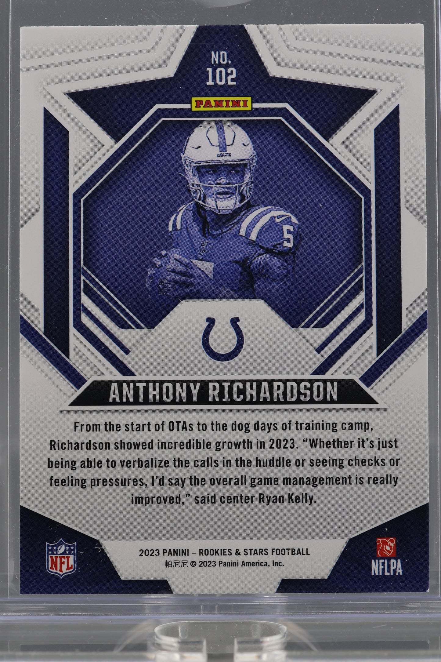Anthony Richardson 2023 Panini Rookies & Stars #102 Indianapolis Colts