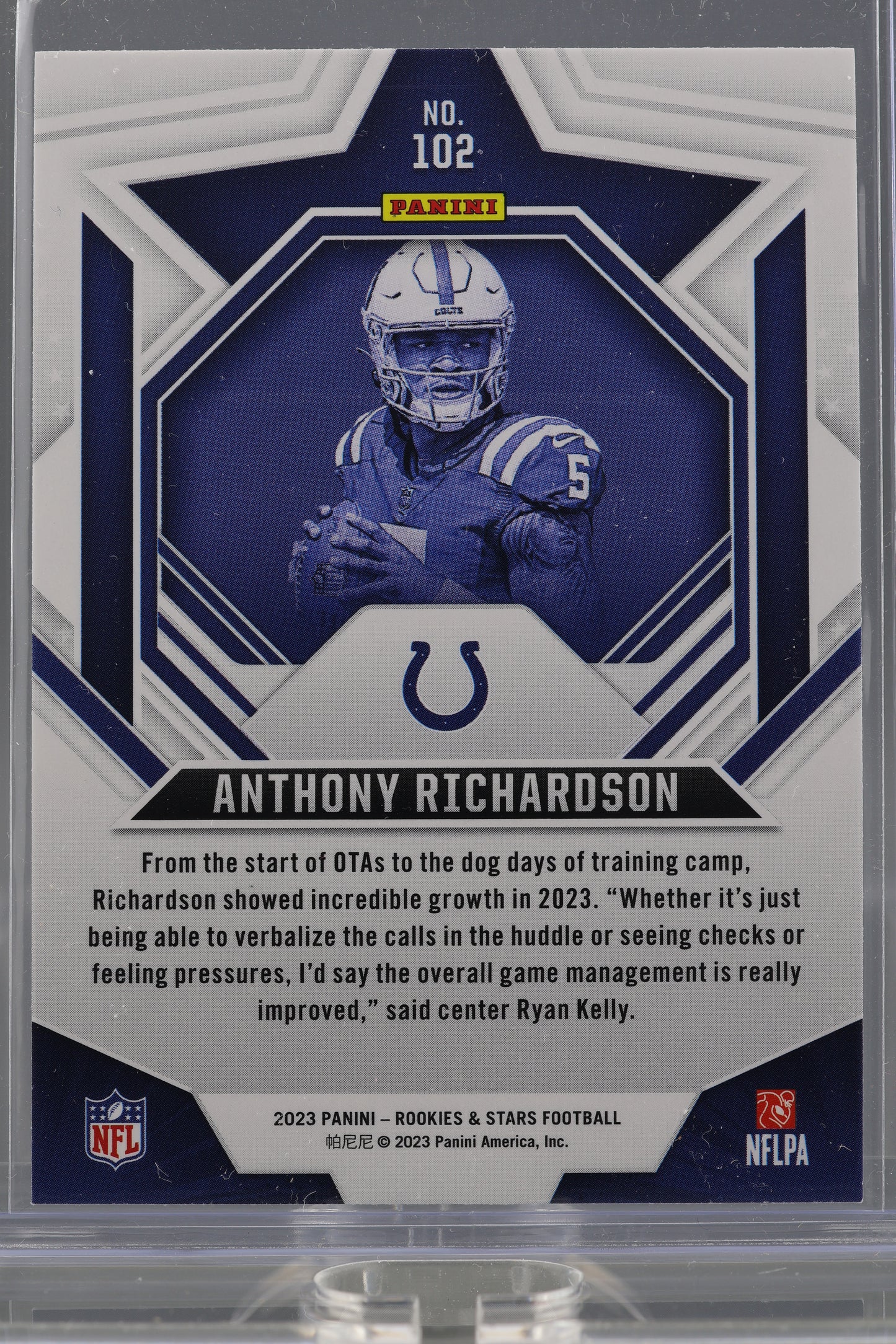 Anthony Richardson 2023 Panini Rookies & Stars #102 Indianapolis Colts