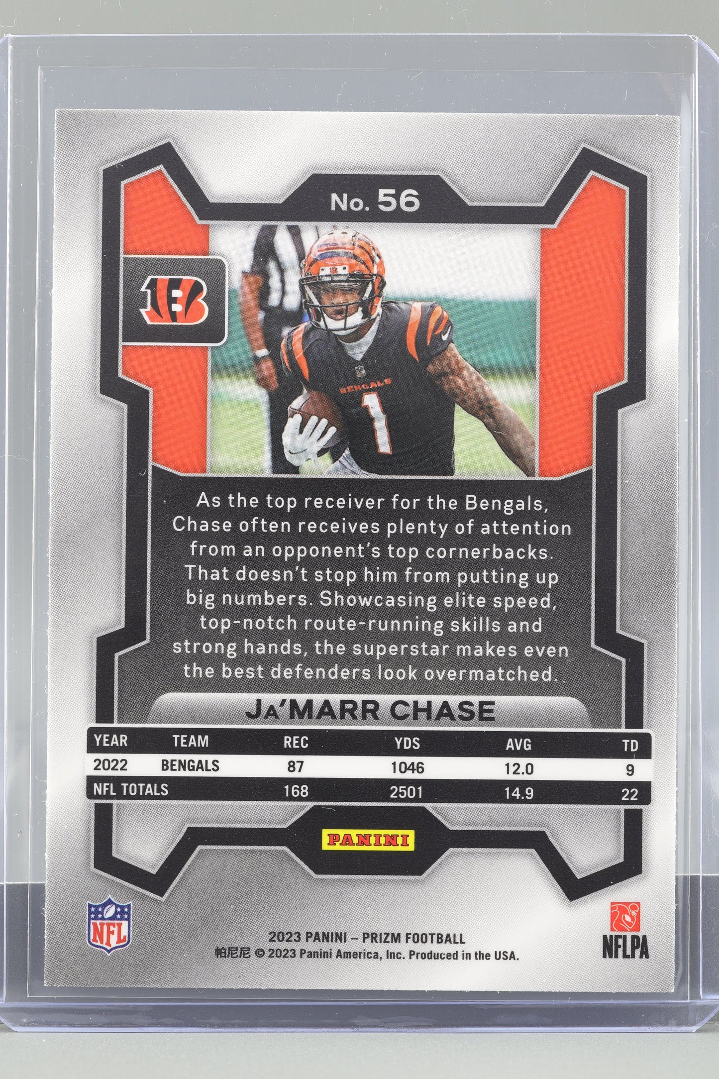 Ja'Marr Chase 2023 Panini Prizm #56 Cincinnati Bengals