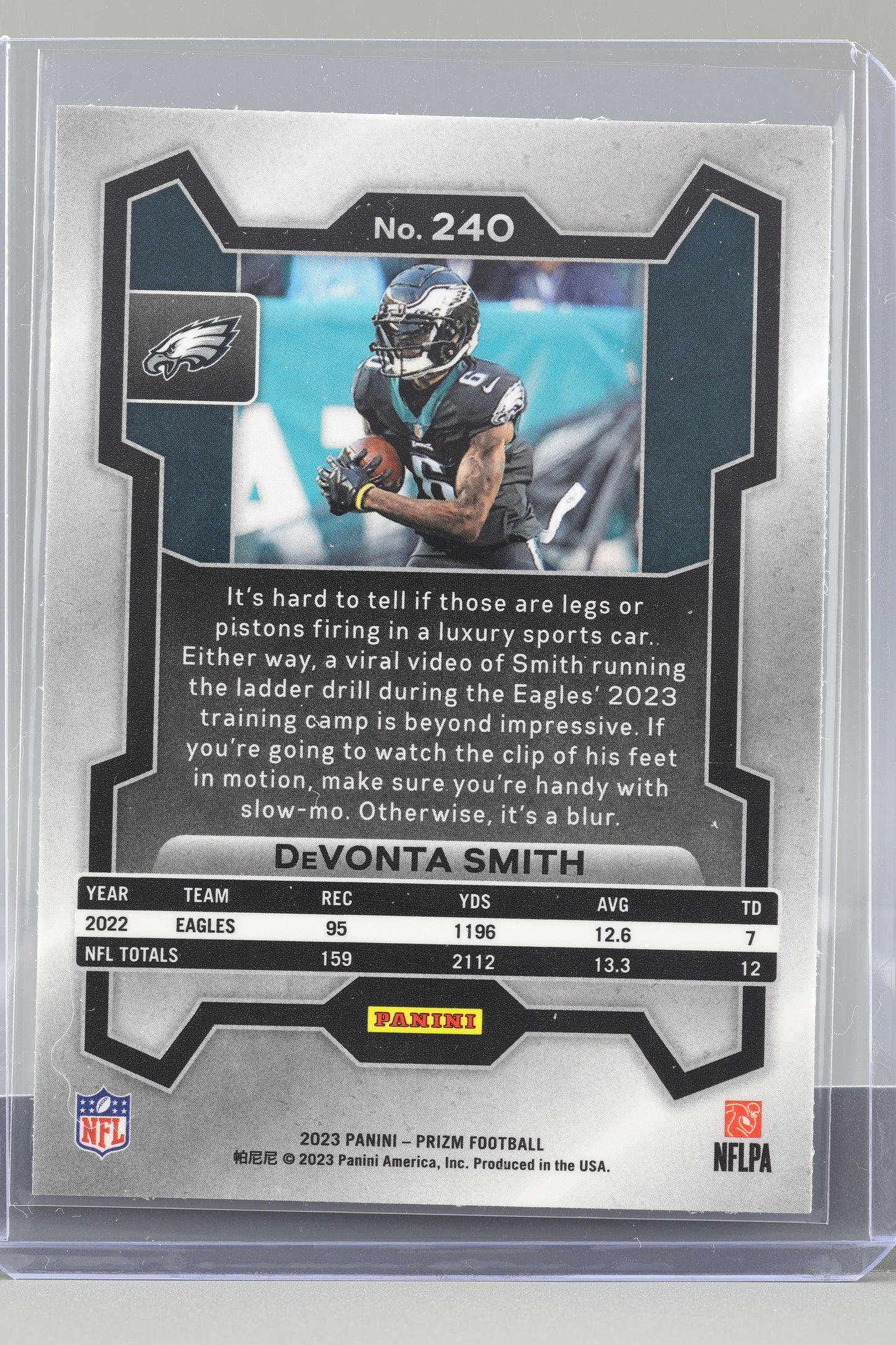 DeVonta Smith 2023 Panini Prizm #240 Philadelphia Eagles