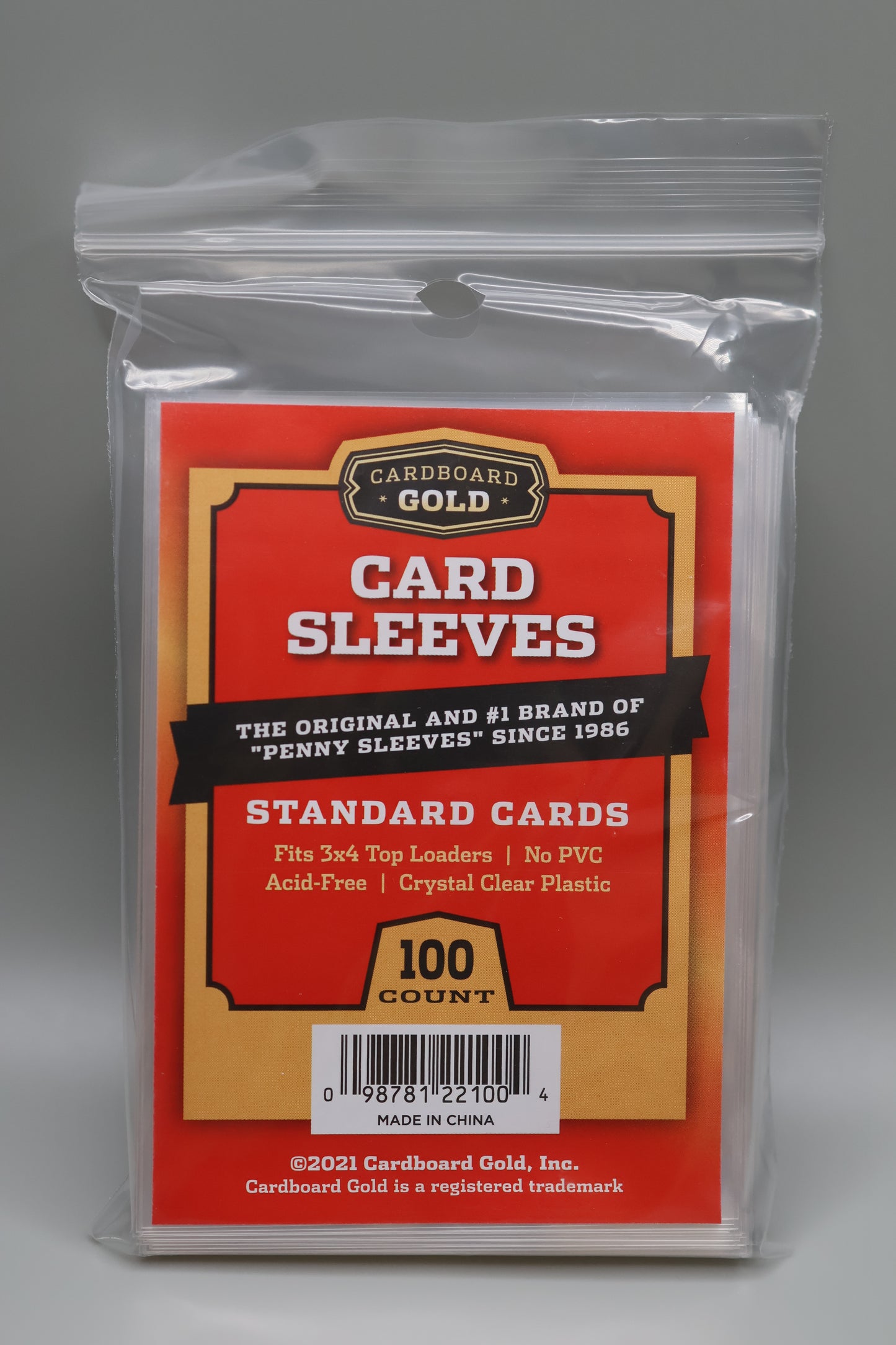 Soft Card (Penny) Sleeves for Standard Size Trading Cards (1 Pack/100 count)
