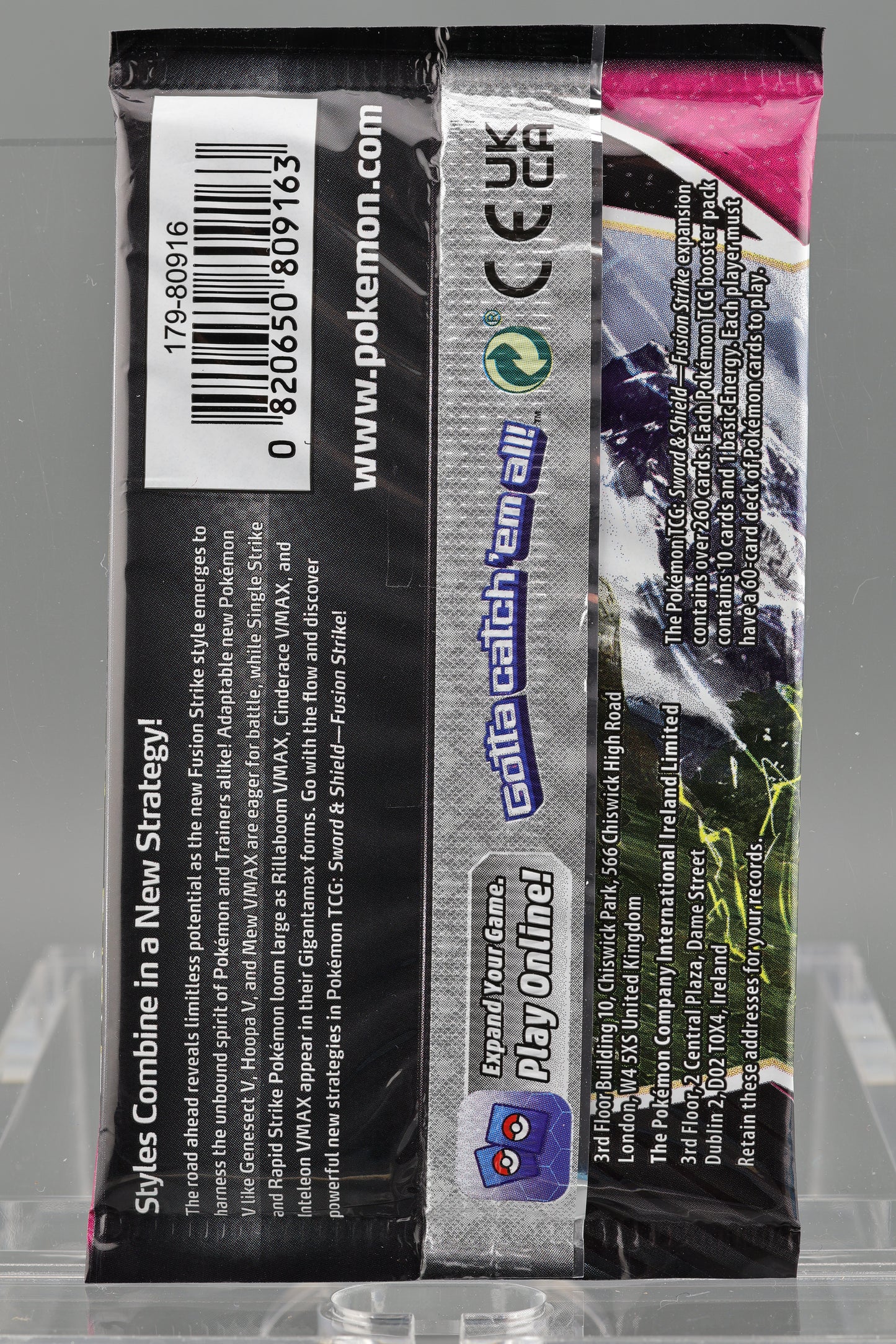 Sword & Shield Fusion Strike 2021 Single Booster Pack