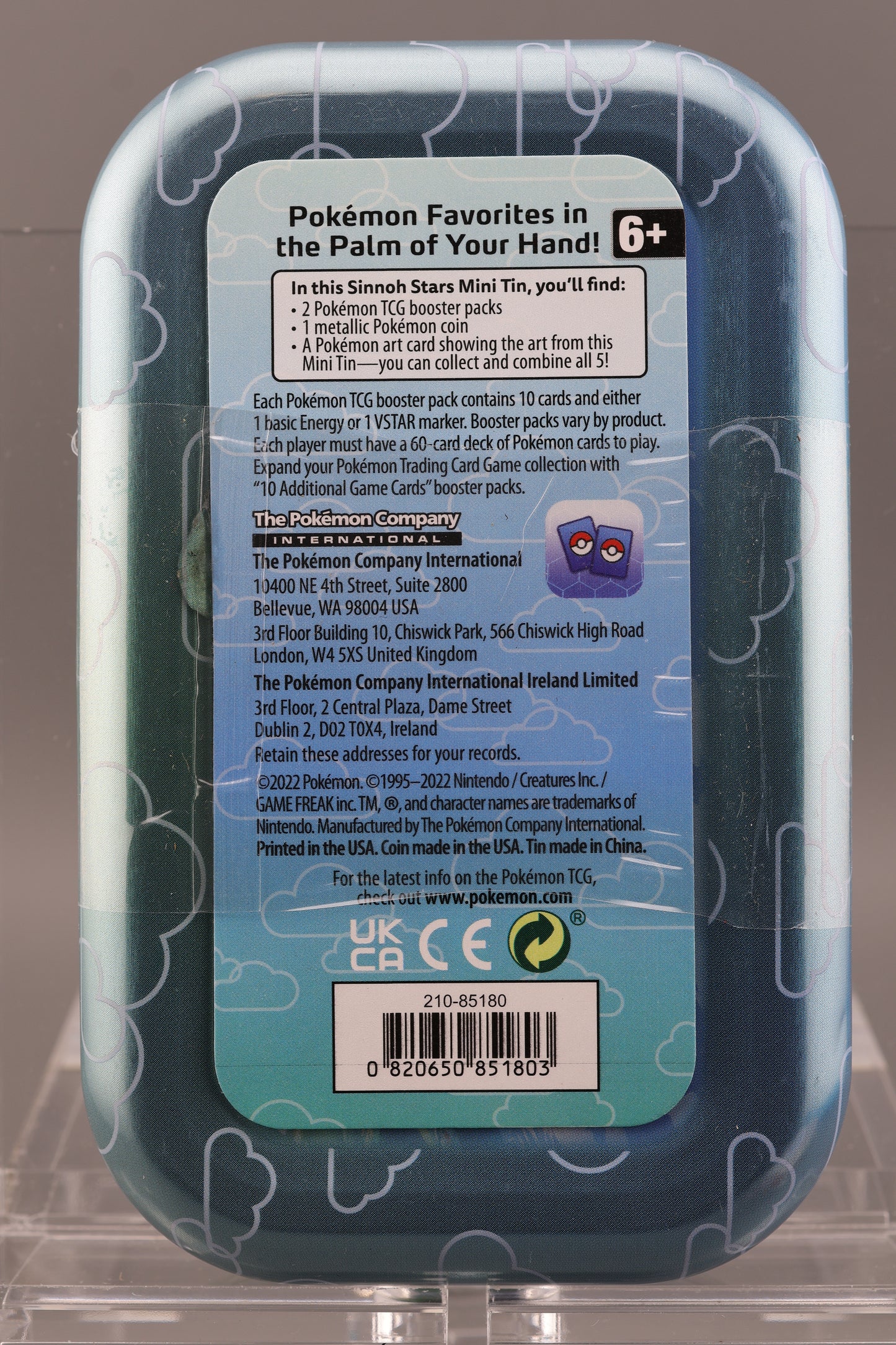 Sinnoh Star Mini Tin (Riolu)