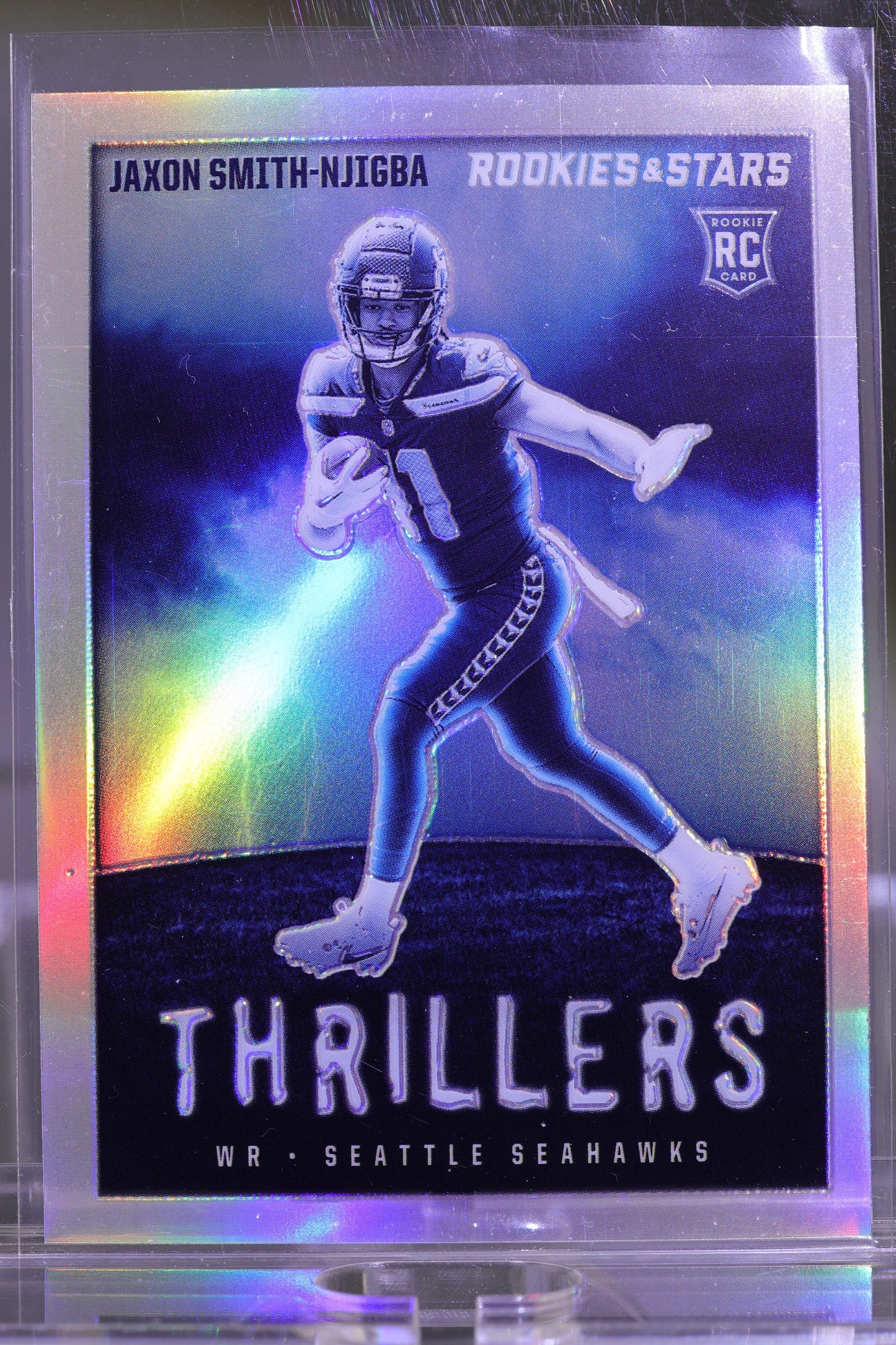 Jaxon Smith-Njigba 2023 Panini Rookies & Stars Thrillers #TH-27 Seattle Seahawks