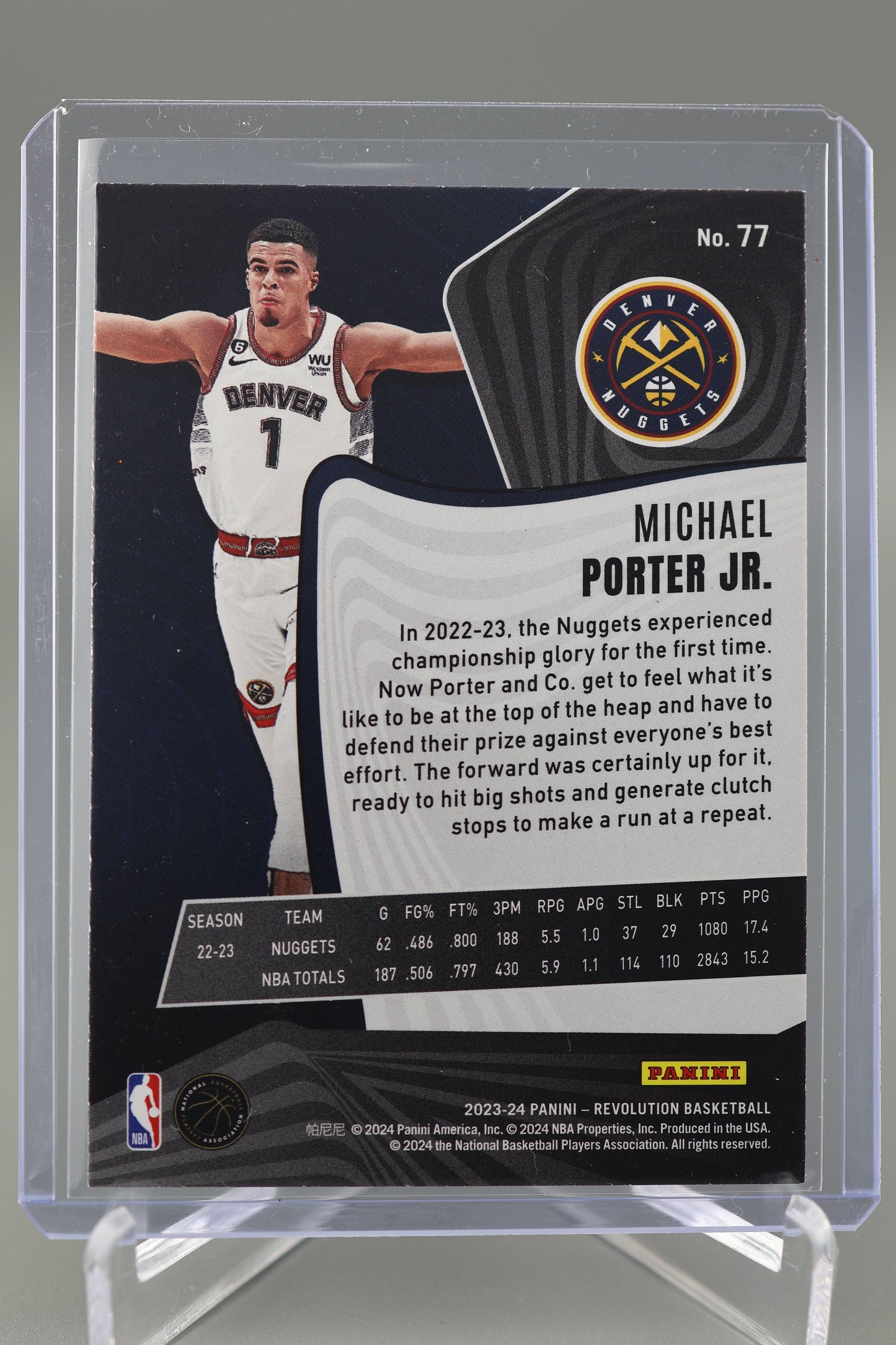 Michael Porter Jr. 2023-24 Revolution #77 Denver Nuggets