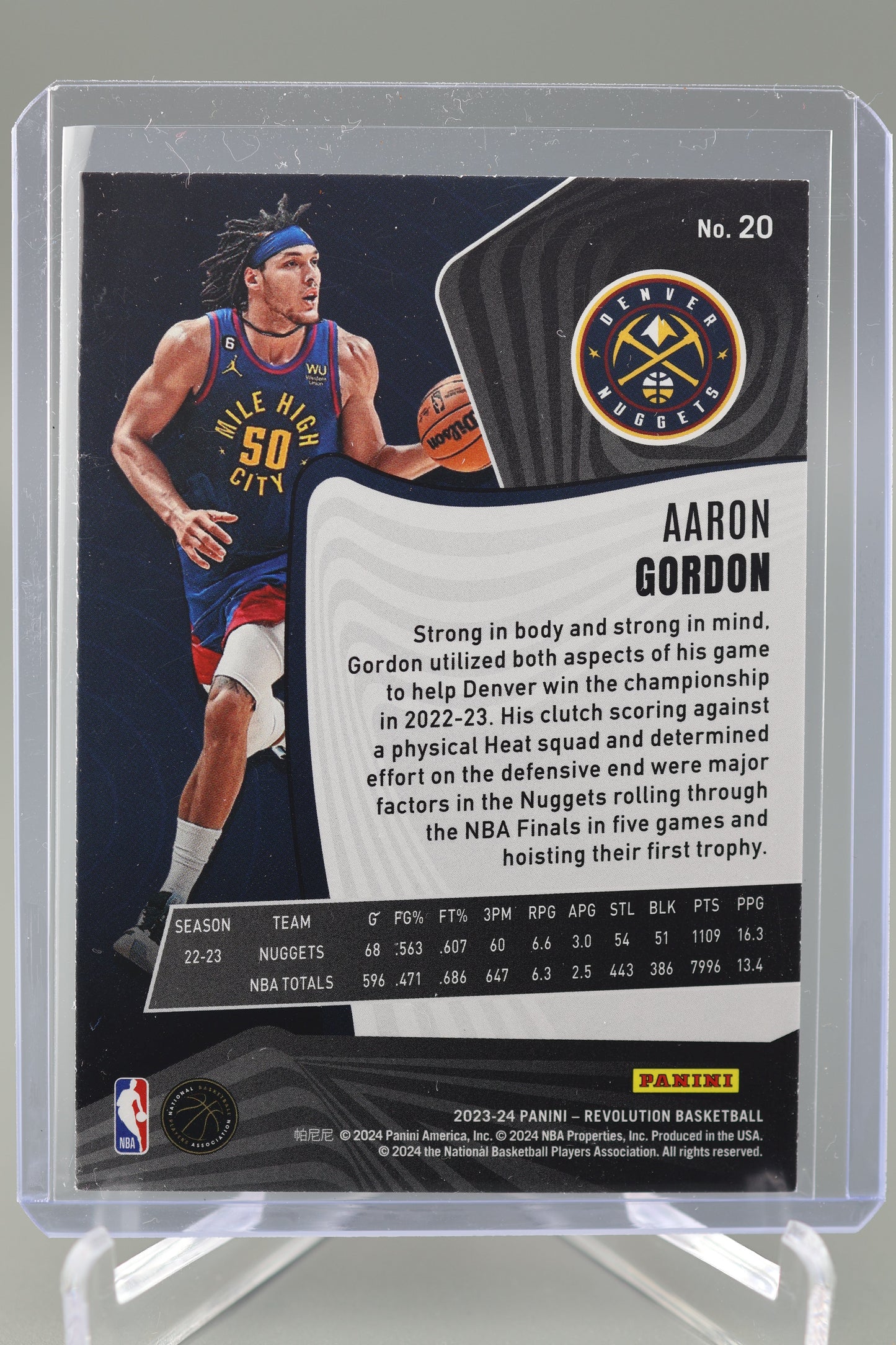 Aaron Gordon 2023-24 Revolution #20 Denver Nuggets