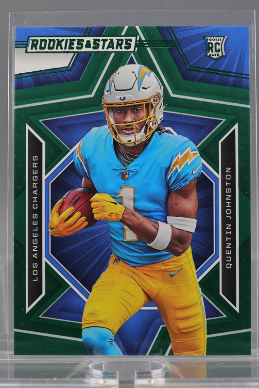 Quentin Johnston 2023 Panini Rookies & Stars Green  #175       Rookie Card RC Los Angeles Chargers