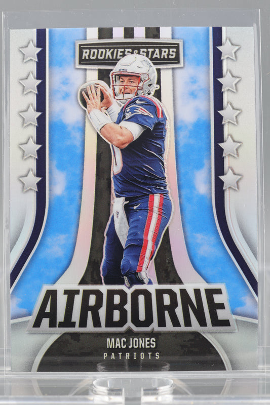 Mac Jones 2023 Panini Rookies & Stars Airborne  #AI-22        New England Patriots