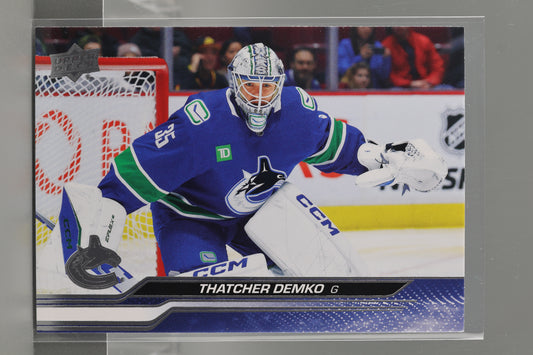 Thatcher Demko 2023 Upper Deck Series Two #428        Vancouver Canucks