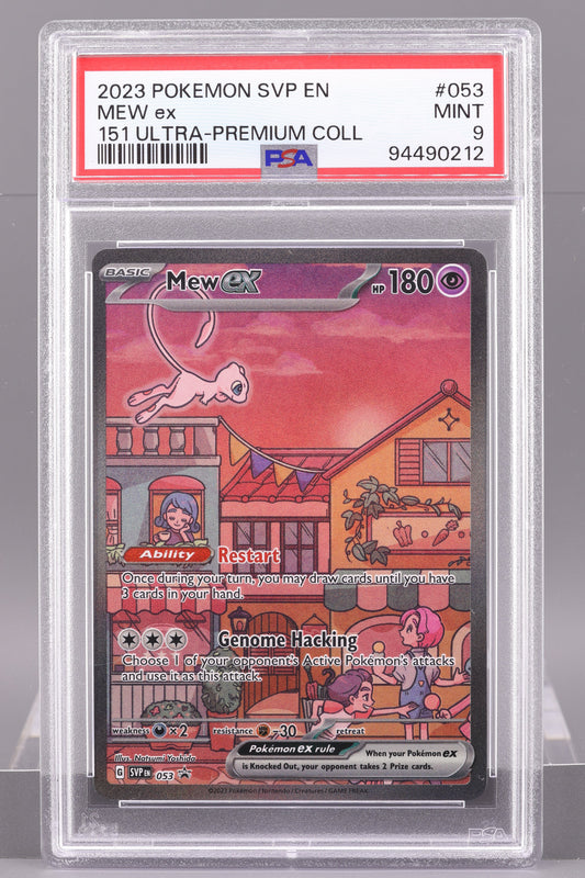 Mew 2023 151 Ultra Premium Collection  #53    PSA 9   Black Star Promo