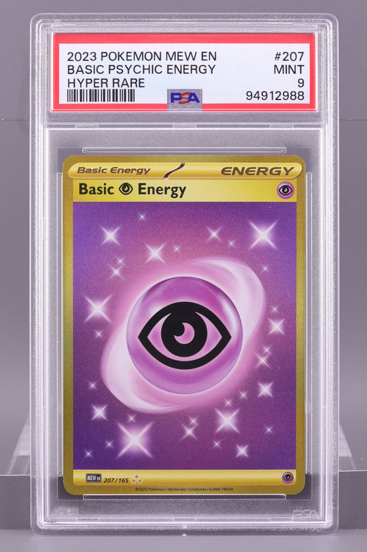 Basic Psychic Energy 2023 Scarlet & Violet  151 MEW en #207    PSA 9   Hyper Rare