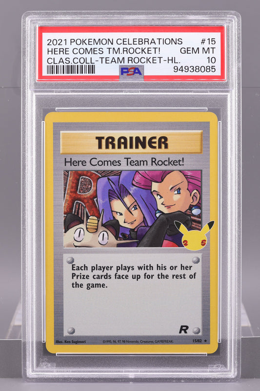 Here Comes Team Rocket! 2021 Celebrations  #15    PSA 10