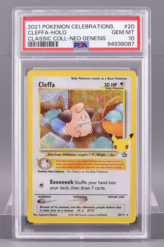 Cleffa 2021 Celebrations  #20    PSA 10