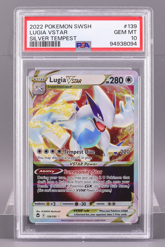 Lugia VSTAR 2022 Silver Tempest  #139    PSA 10   Sword & Shield