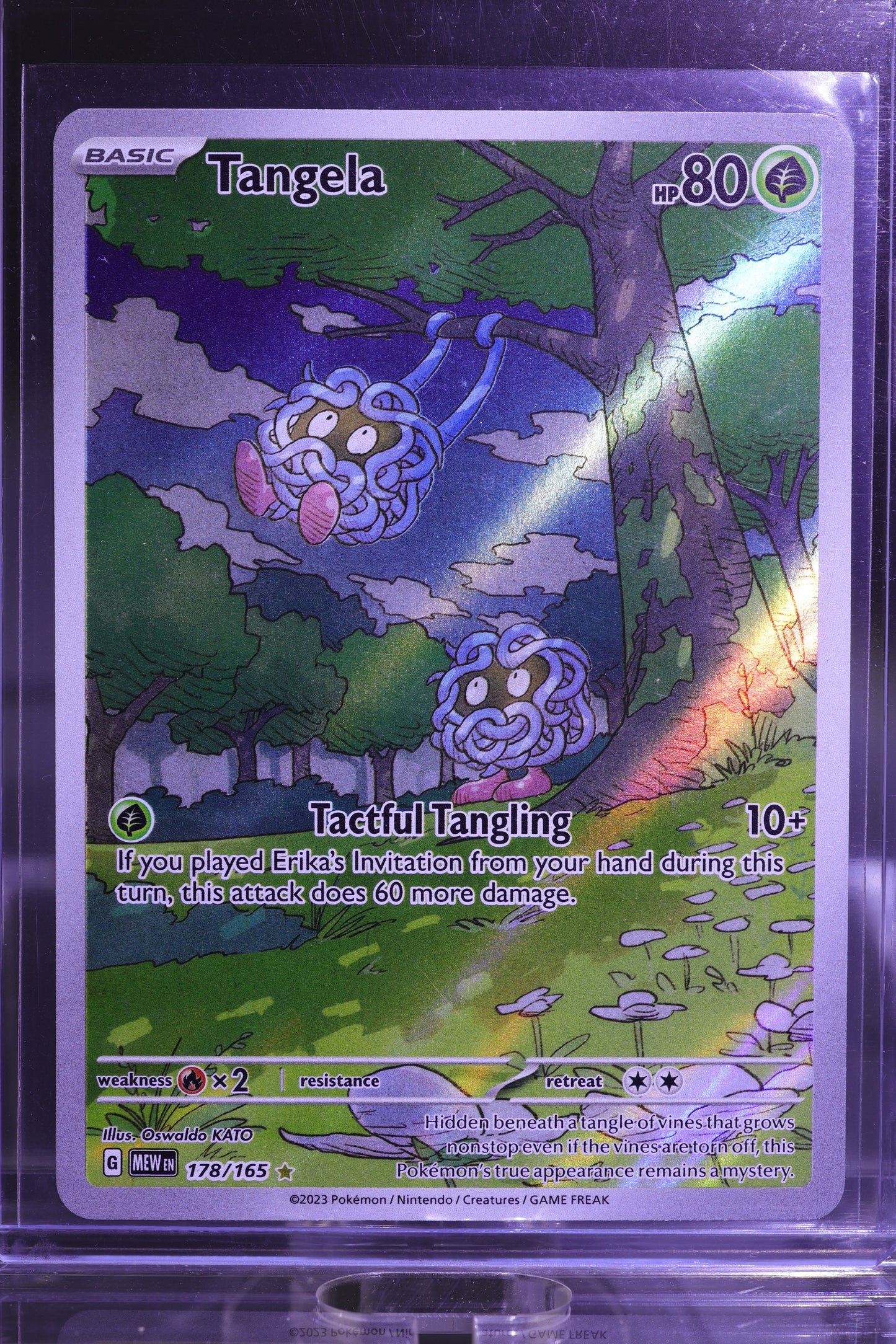 Tangela 2023 Pokemon TCG Scarlet & Violet 151 #178