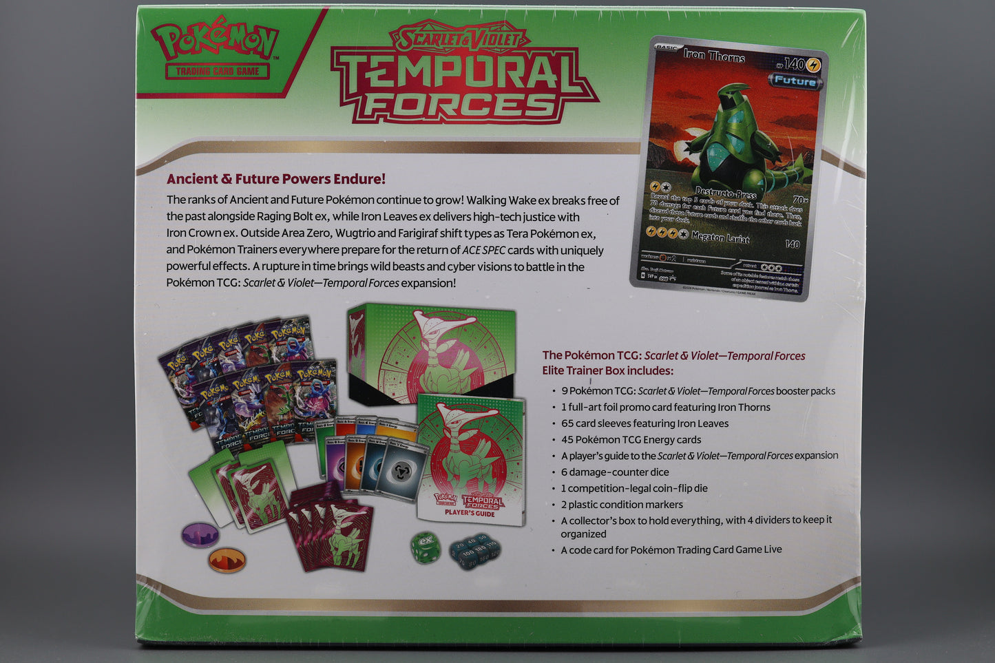 Temporal Forces Elite Trainer Box (Scarlet and Violet) (Styles May Vary)