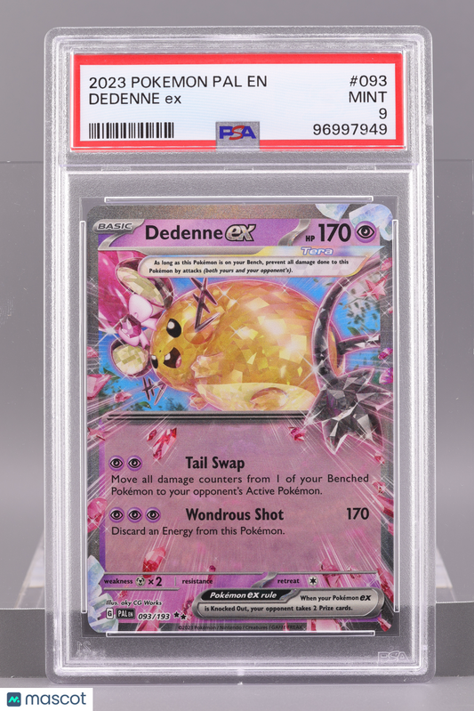 Dedenne EX 2023 Pokemon Pal EN-Paldea Evolved #093 PSA 9