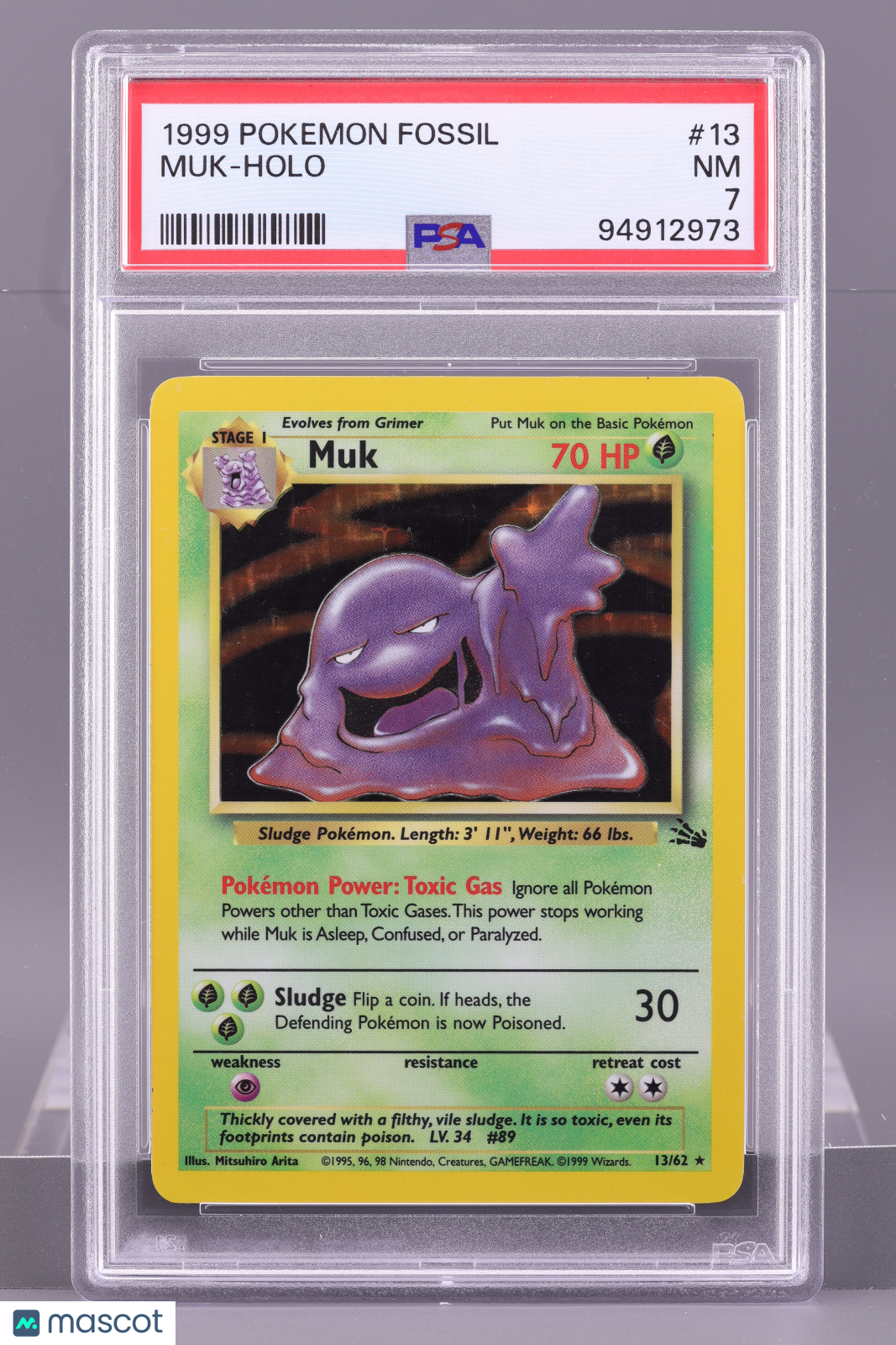 Muk 1999 Fossil  #13    PSA 7
