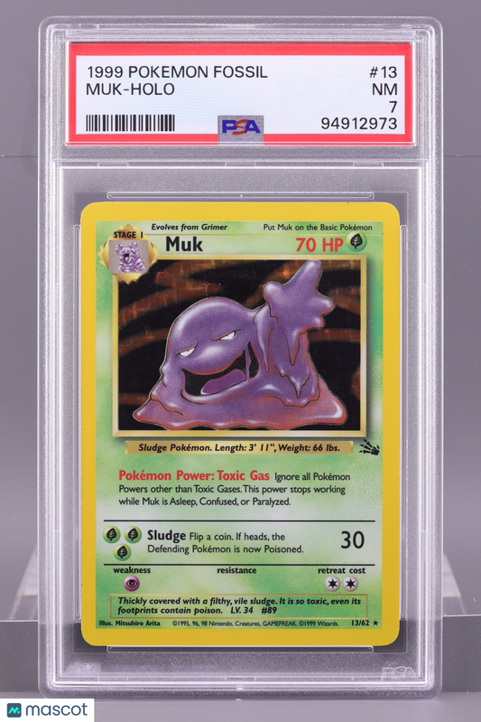 Muk 1999 Fossil  #13    PSA 7