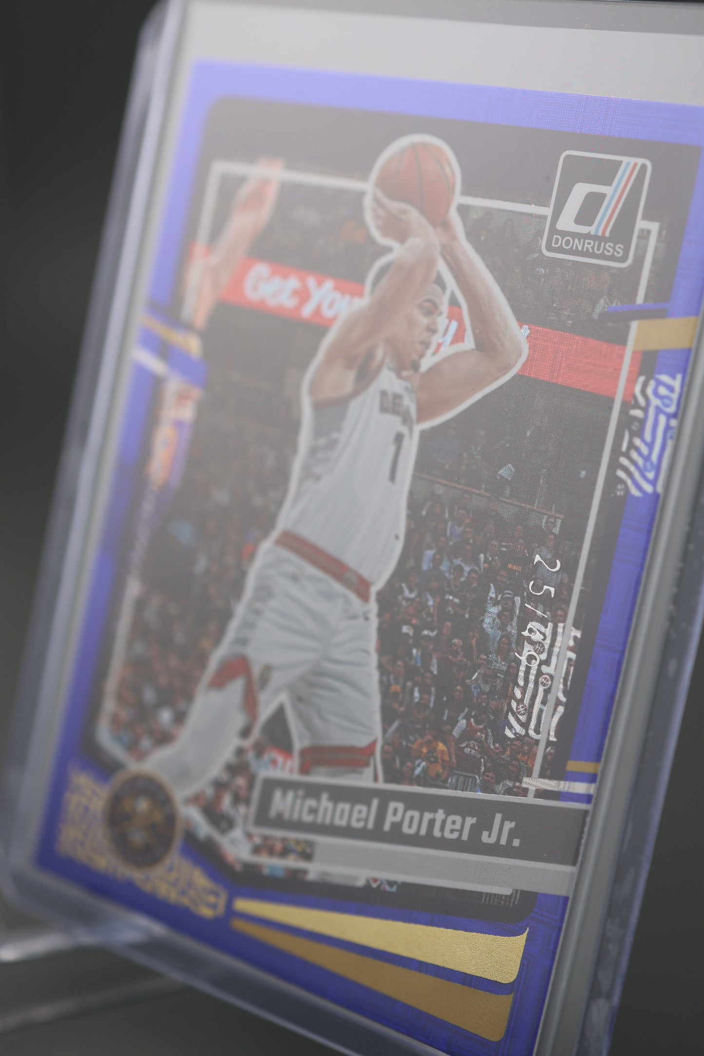 Michael Porter Jr. 2023-24 Donruss #154 Choice Blue 25/49 Denver Nuggets