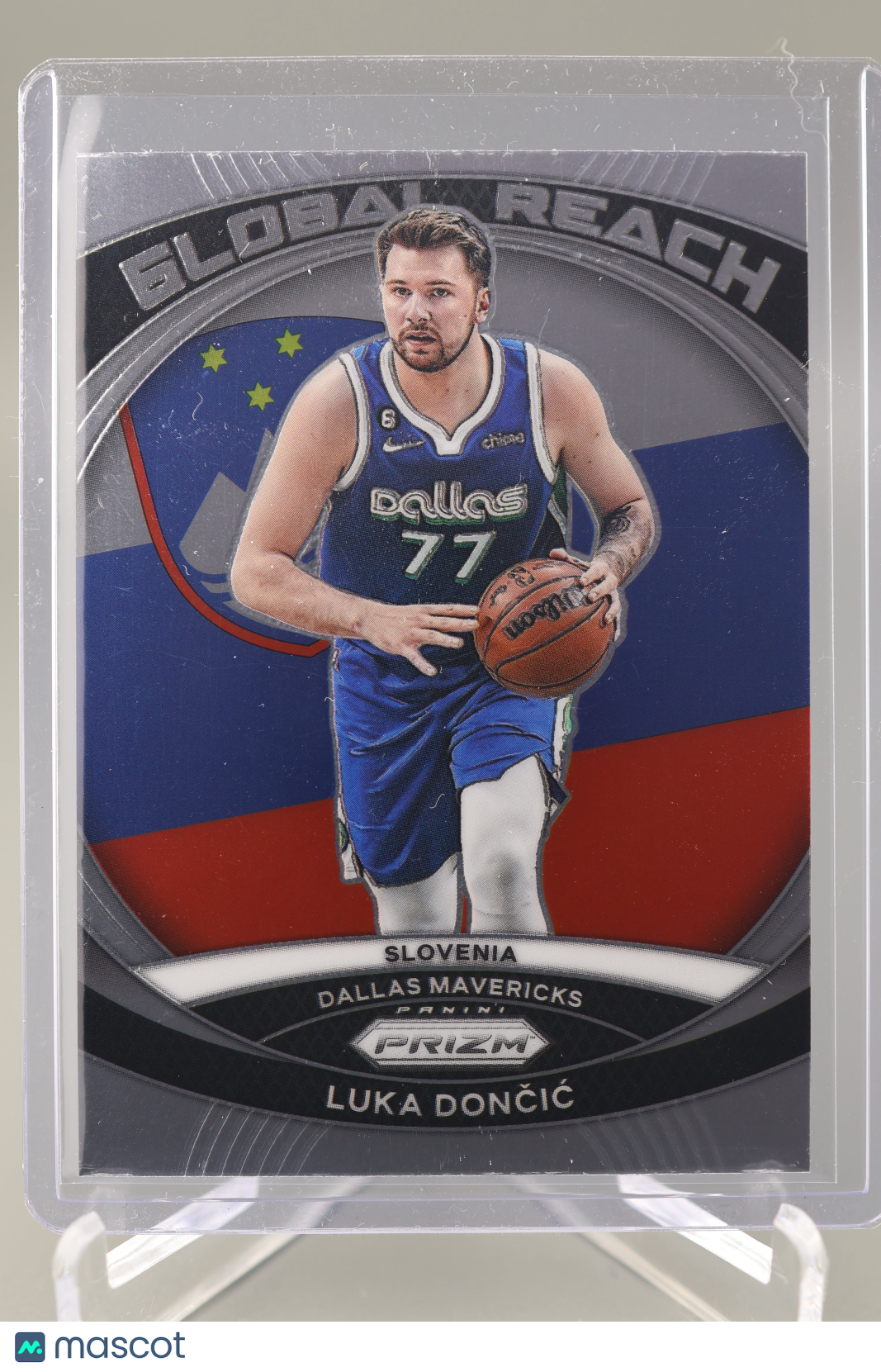 Luka Doncic 2023-24 Prizm #1 Global Reach Dallas Mavericks