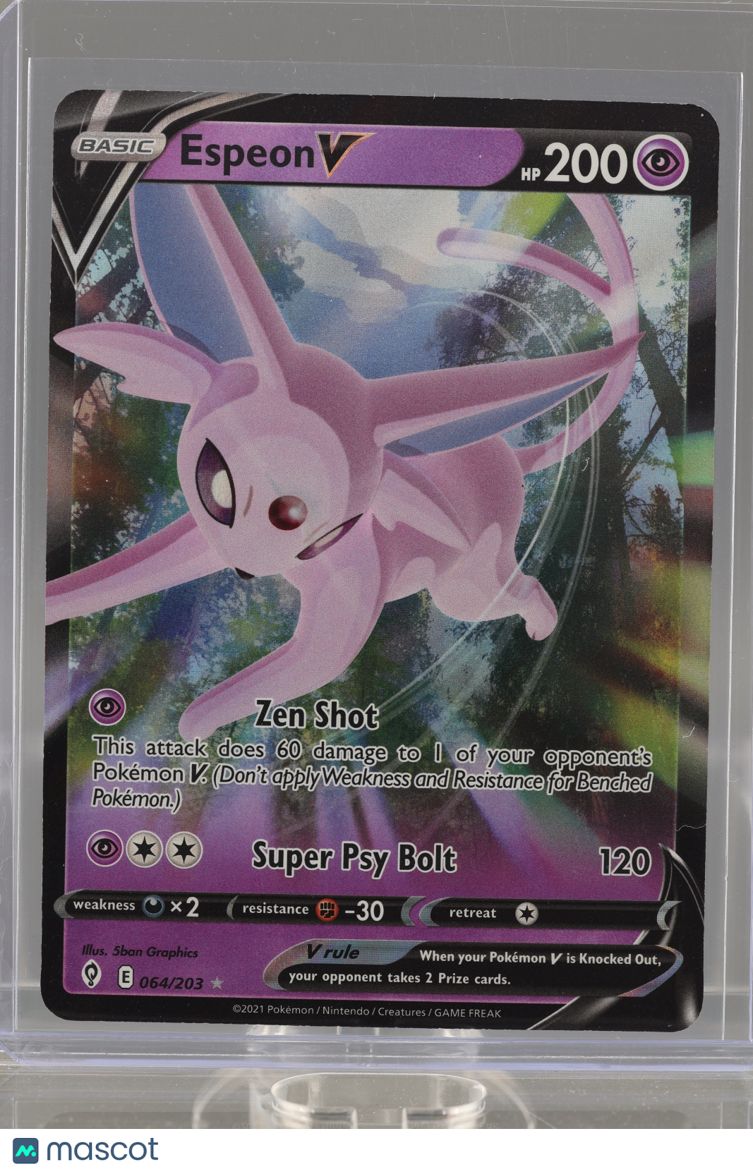 Espeon V 2021 Pokemon TCG Evolving Skies #64