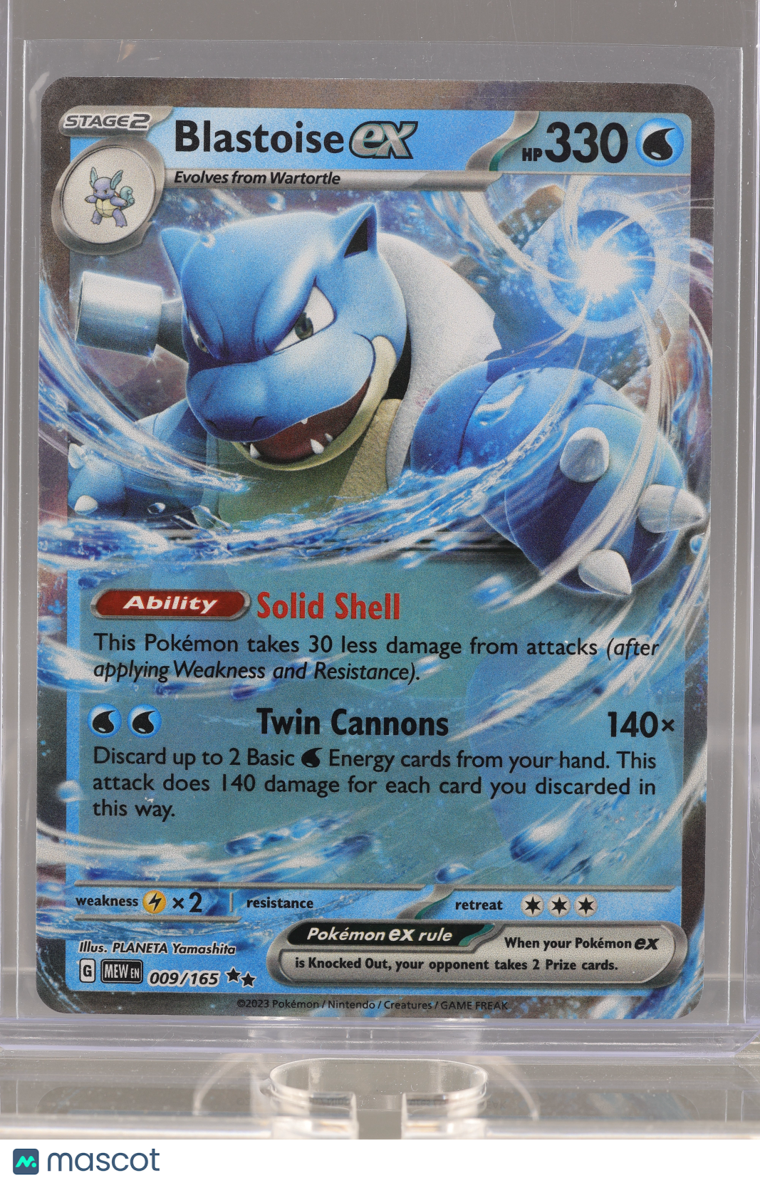 Blastoise EX 2023 Pokemon TCG Scarlet & Violet 151 #9
