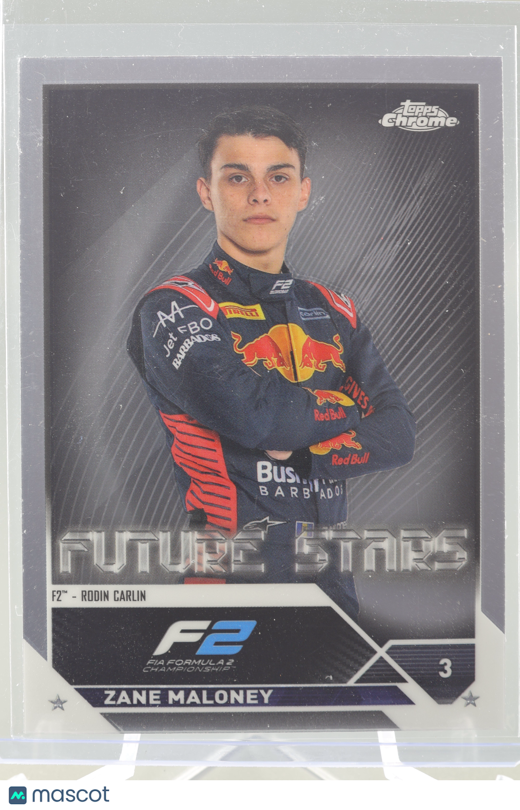 Zane Maloney 2023 Topps Chrome Formula 1  #74 FUTURE STARS       Rodin Carlin F2