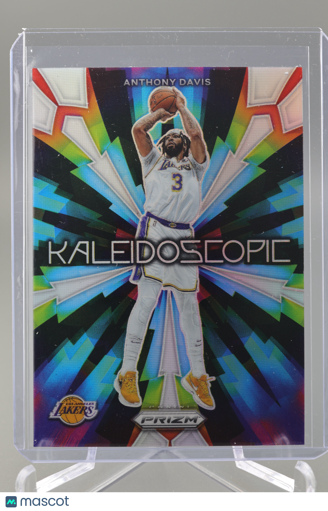 Anthony Davis 2023-24 Prizm #28 Kaleidoscopic Los Angeles Lakers