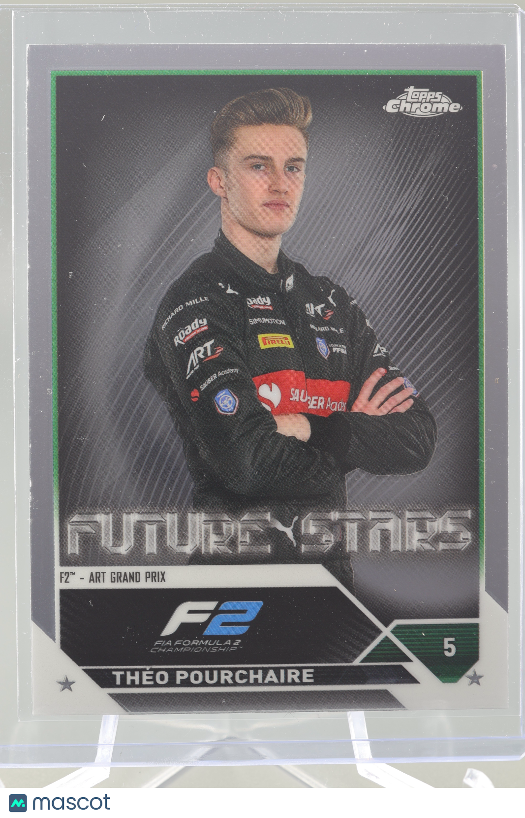 Theo Pourchaire 2023 Topps Chrome Formula 1  #78 FUTURE STARS       F2