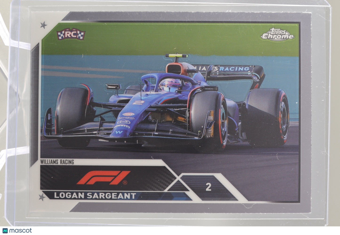 Logan Sargeant 2023 Topps Chrome Formula 1  #116 RACECAR    RC Williams Racing