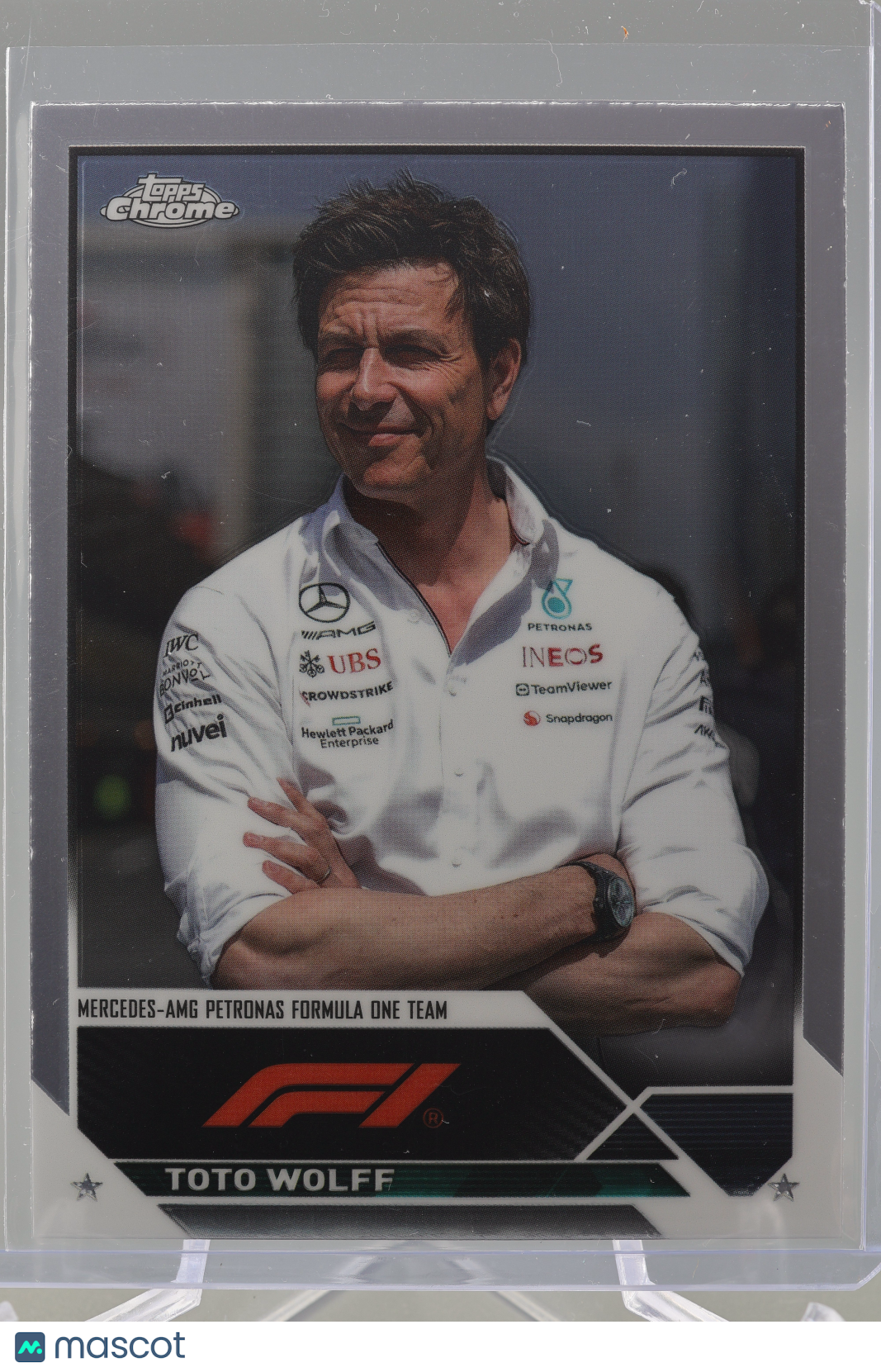 Toto Wolff 2023 Topps Chrome Formula 1  #92       Mercedes-AMG Petronas