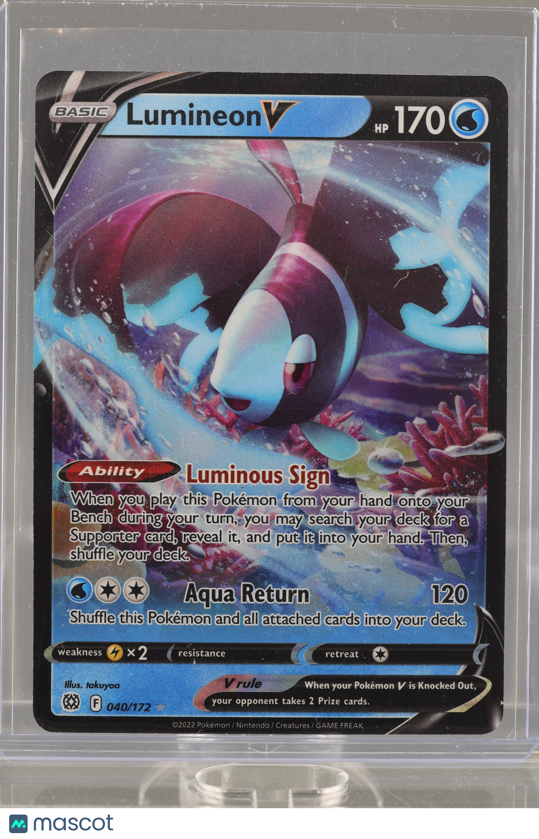 Lumineon V 2022 Pokemon TCG Brilliant Stars #40