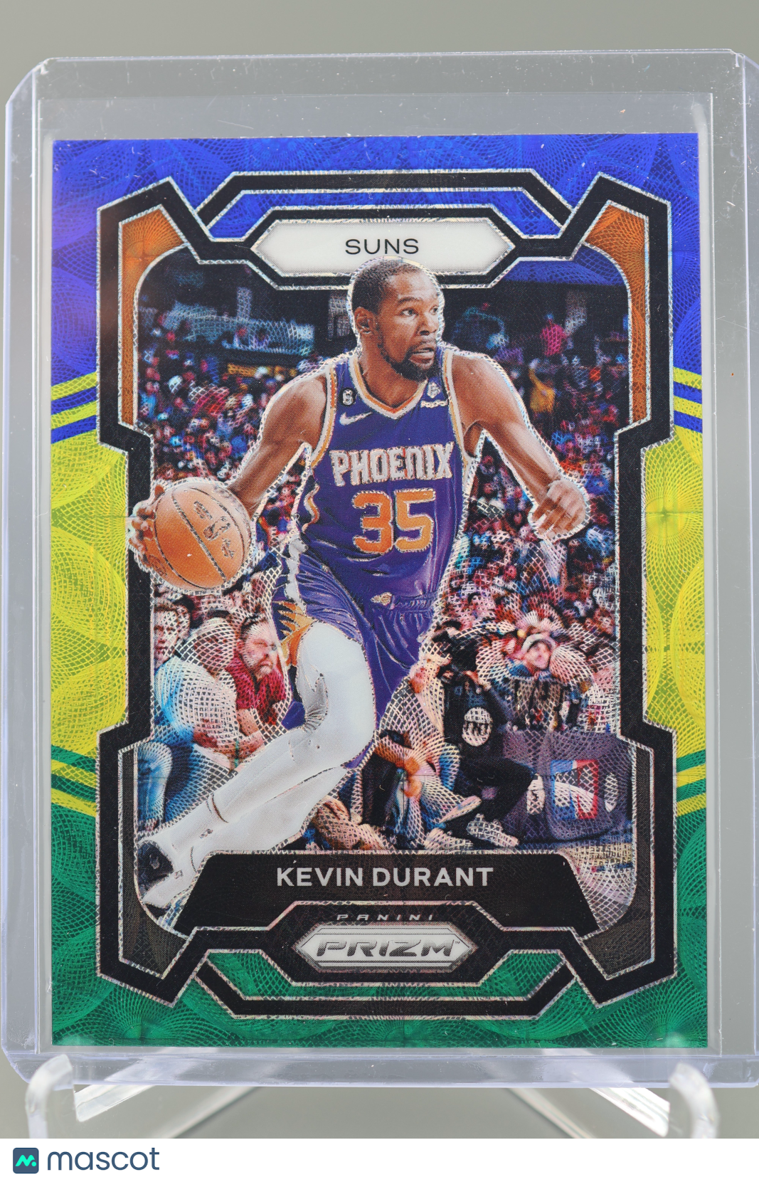 Kevin Durant 2023-24 Prizm #5 Choice Blue Yellow Green Phoenix Suns