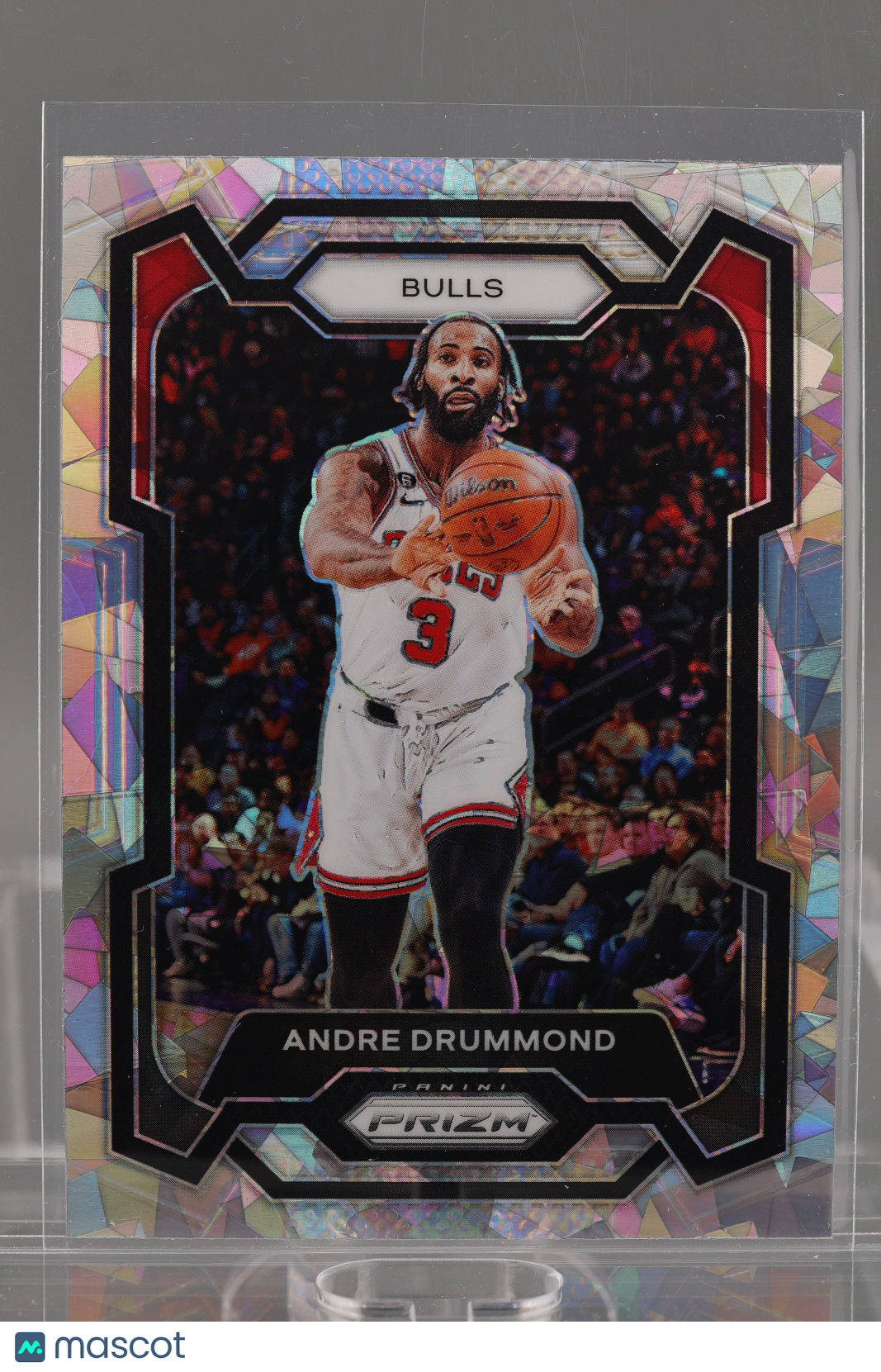 Andre Drummond 2023-24 Panini Prizm Cracked Ice  #256        Chicago Bulls