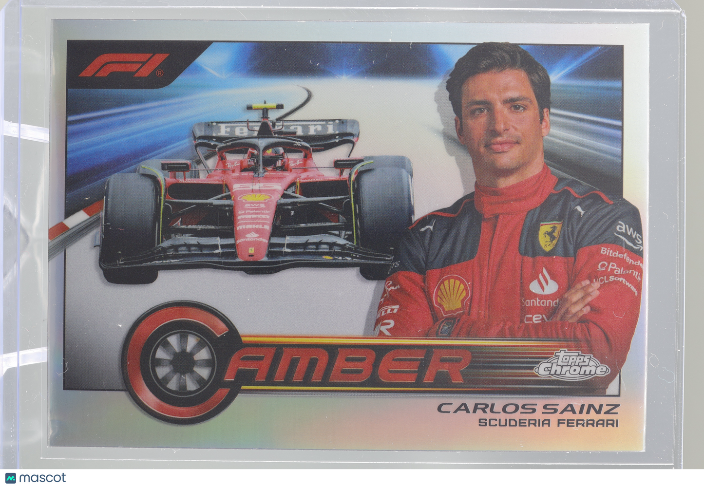 Carlos Sainz 2023 Topps Chrome Formula 1 #CAM-CS CAMBER Scuderia Ferrari