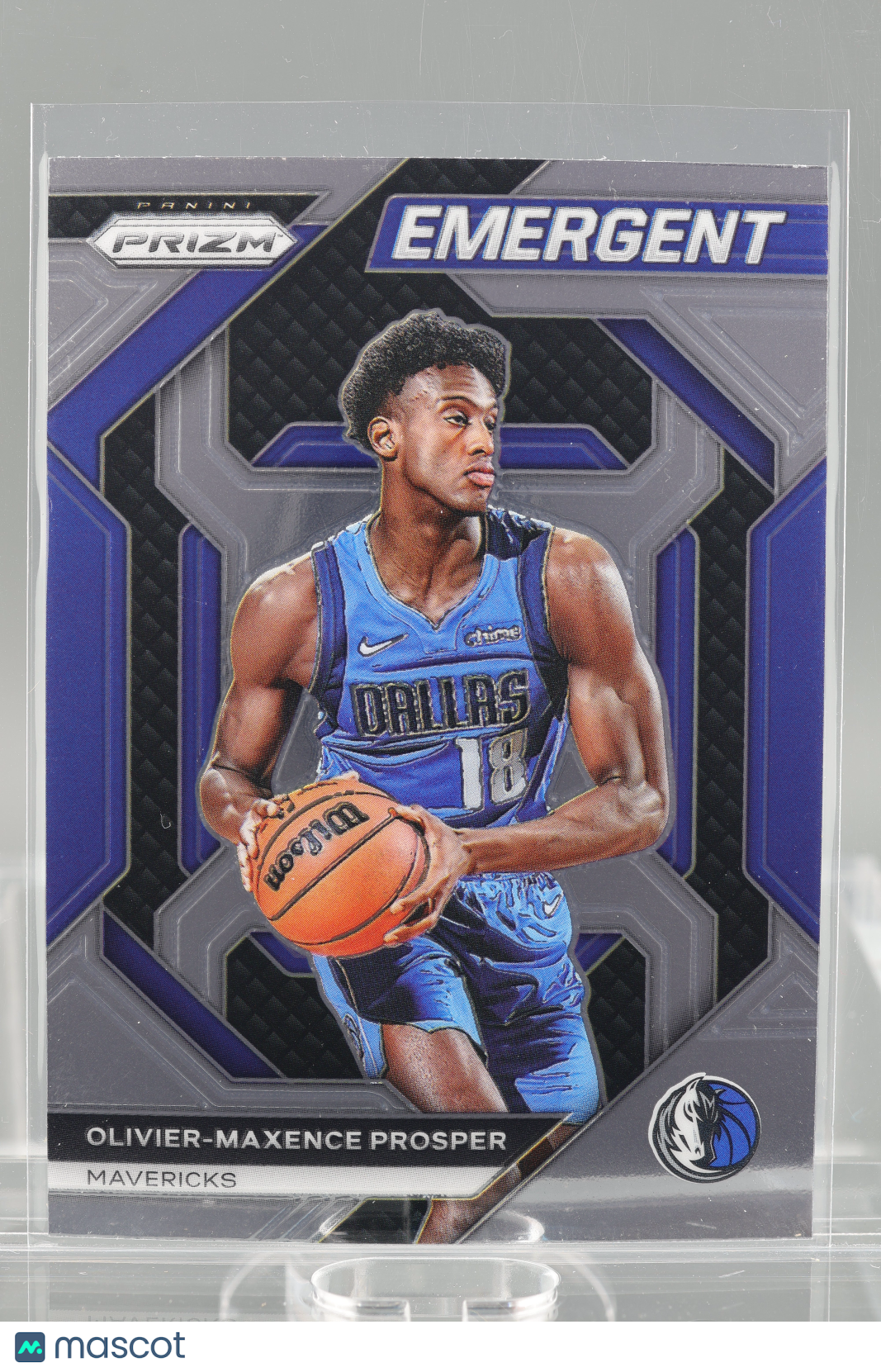 Olivier-Maxence Prosper 2023-24 Panini Prizm Emergent #28 RC Dallas Mavericks