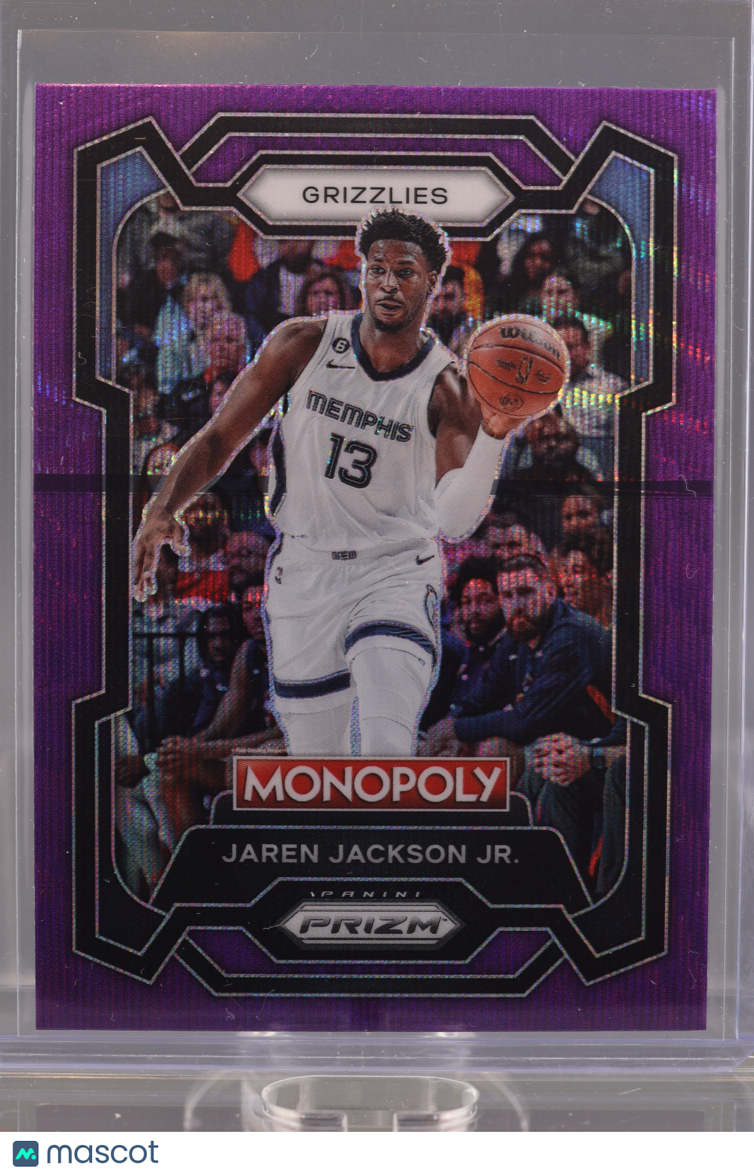 Jaren Jackson Jr. 2023 Panini Prizm Monopoly Purple #43 Memphis Grizzlies