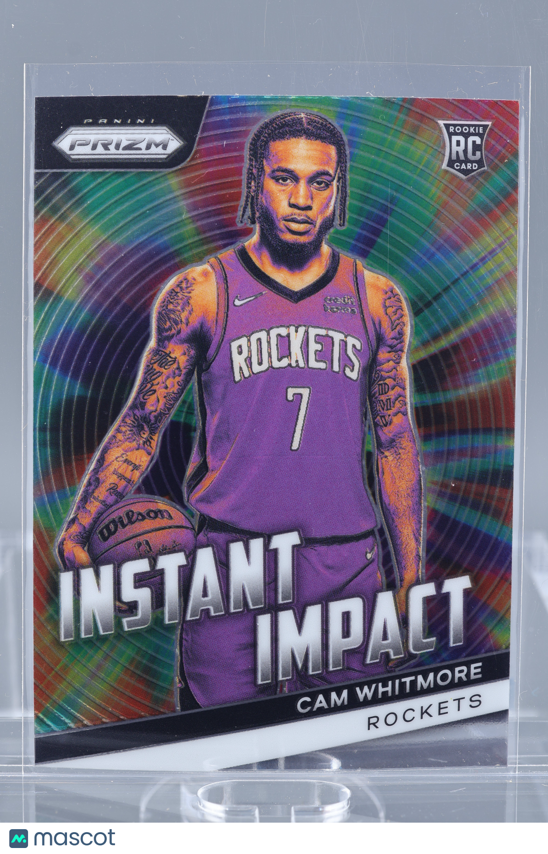 Cam Whitmore 2024 Panini Prizm #7 Instant Impact Rookie Houston Rockets