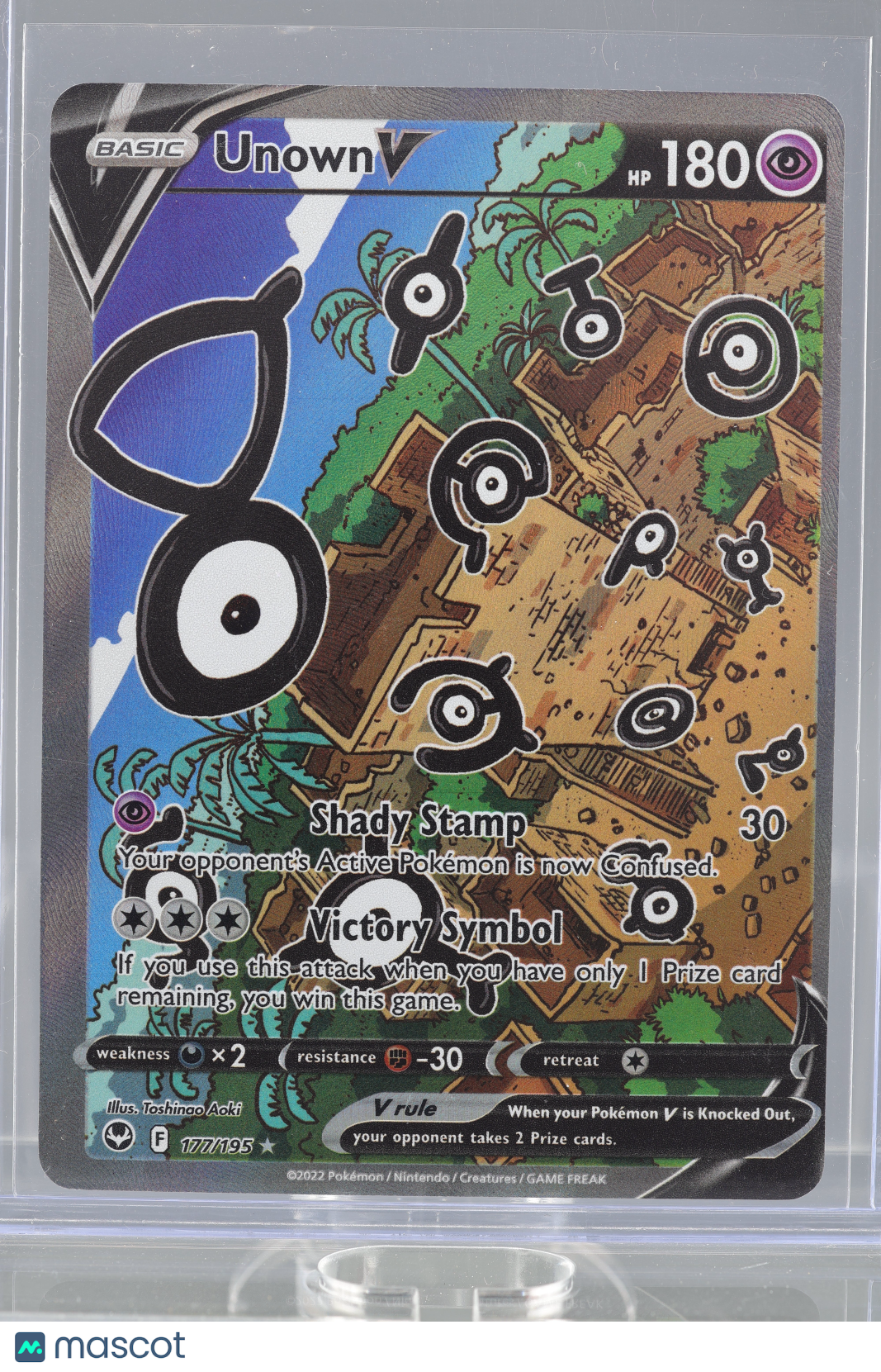 Unown V 2022 Pokemon TCG Silver Tempest #177