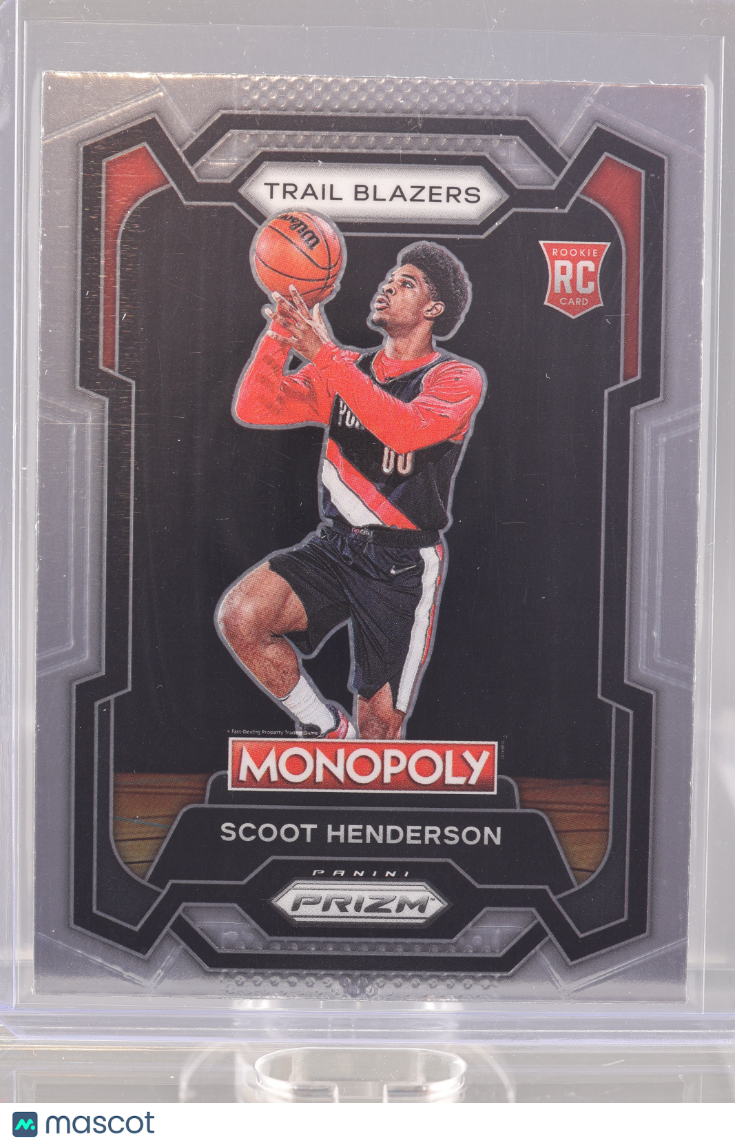Scoot Henderson 2023 Panini Prizm Monopoly #75 Rookie Card RC Trail Blazers