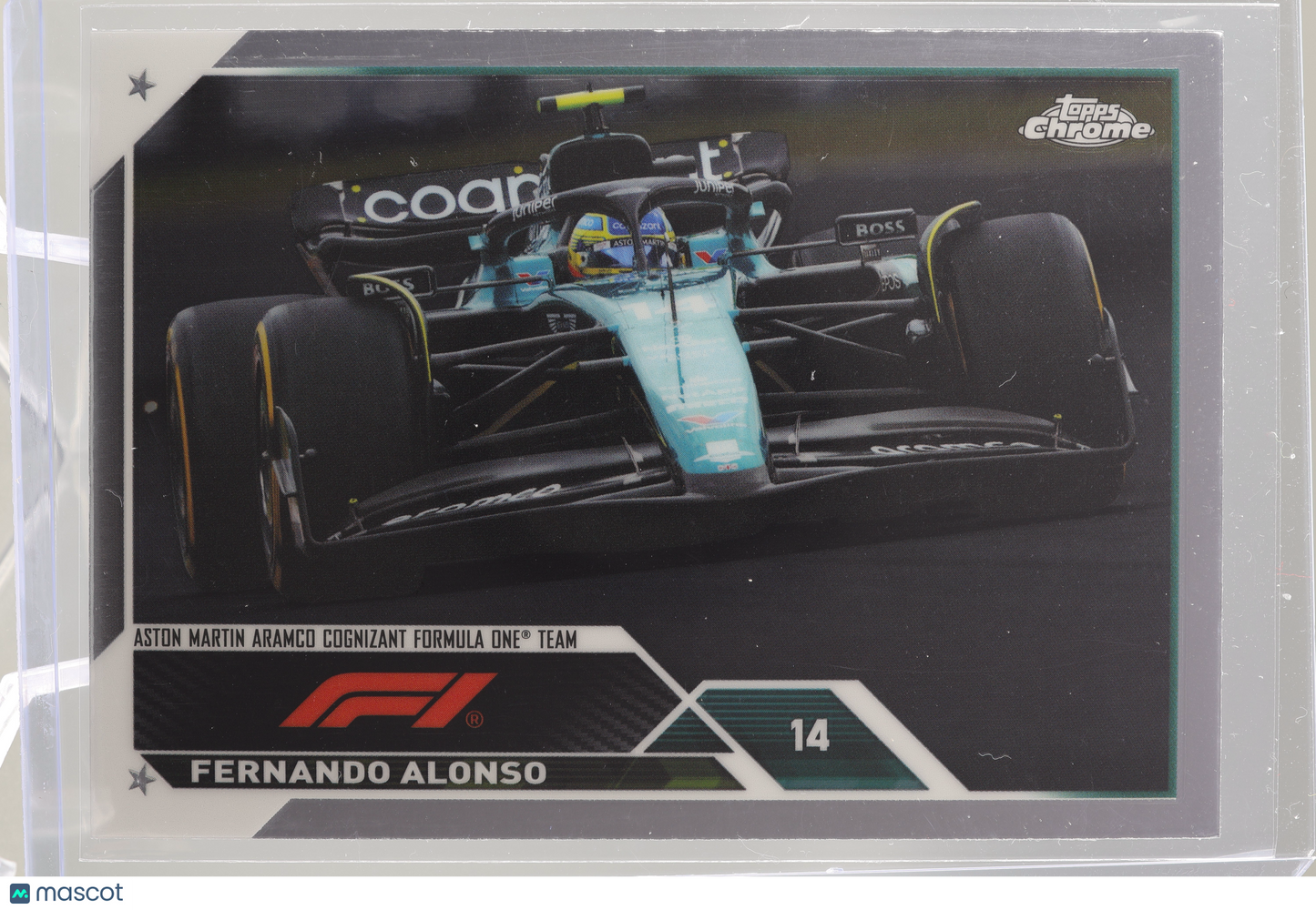 Fernando Alonso 2023 Topps Chrome Formula 1  #106 RACECAR       Aston Martin