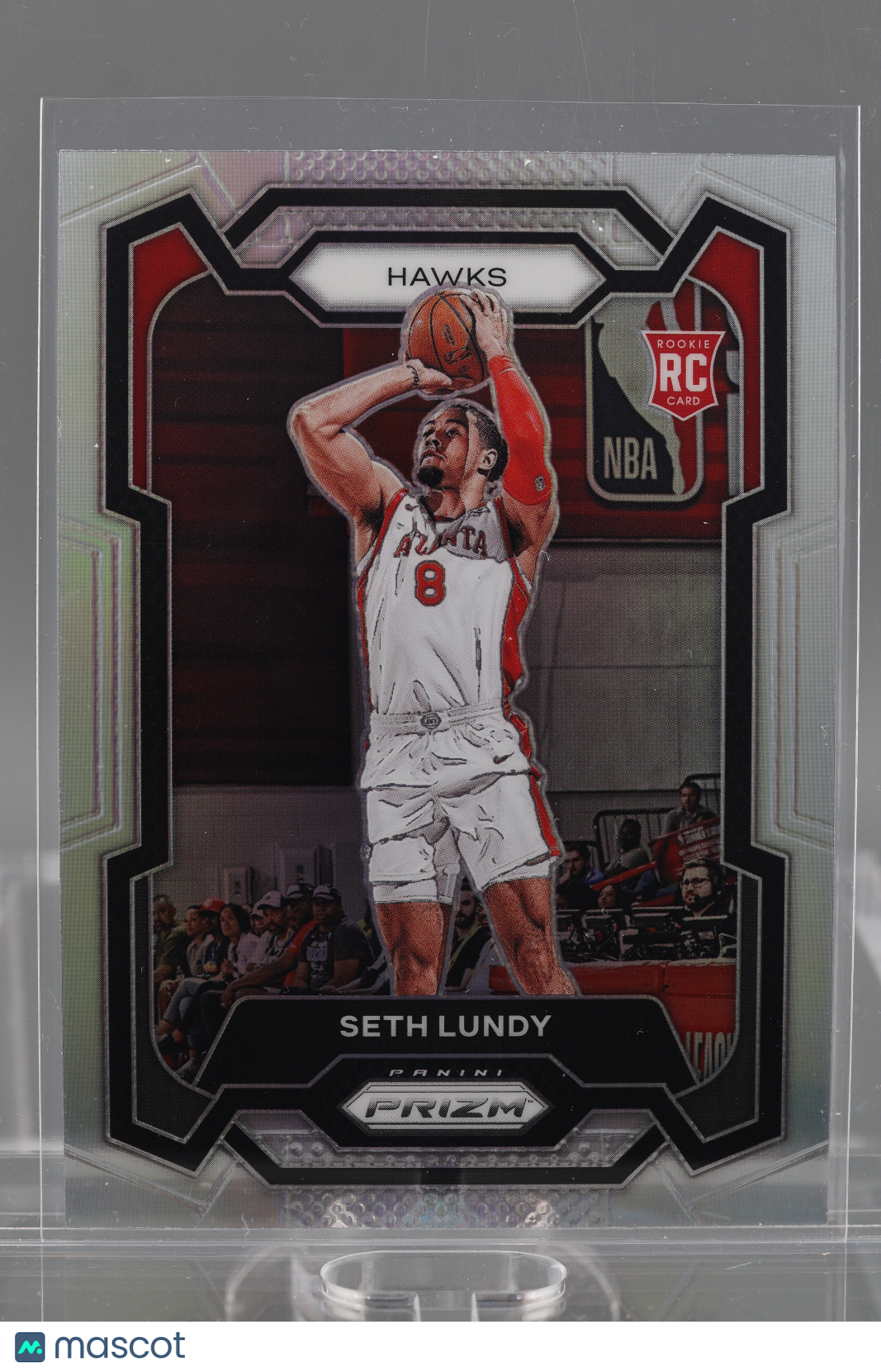 Seth Lundy 2023-24 Panini Prizm Silver  #138       Rookie Card RC Atlanta Hawks