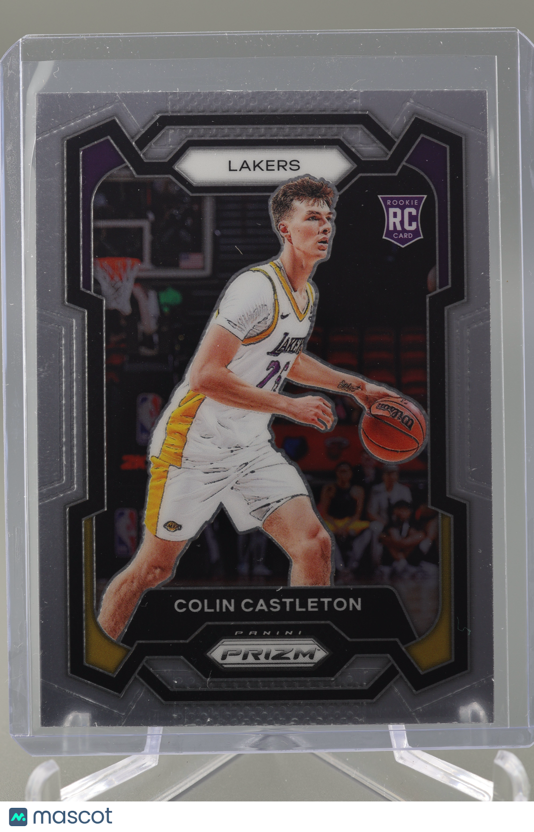 Colin Castleton 2023-24 Prizm #287 Base Rookie Card RC Los Angeles Lakers